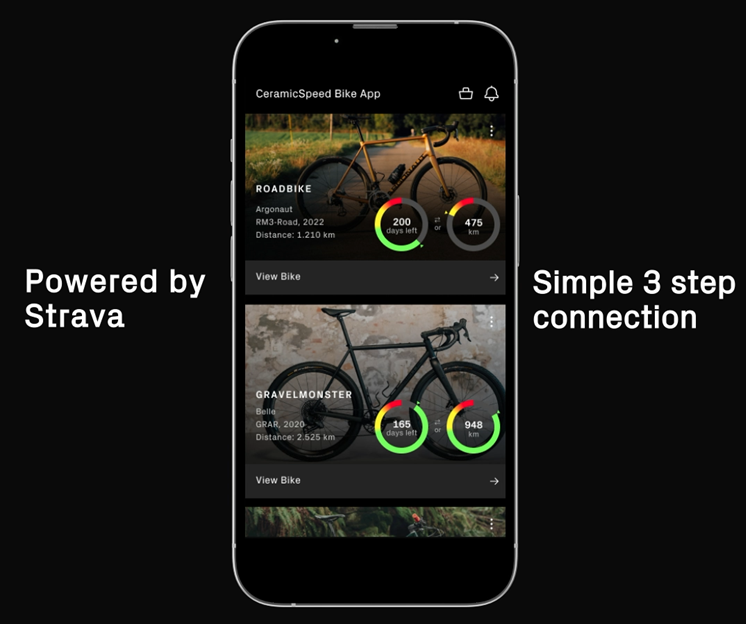 Aproveite ao máximo o seu tempo na bicicleta com no CeramicSpeed App