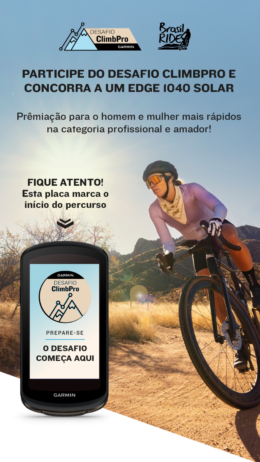 Desafio Garmin ClimbPro Brasil Ride Bahia 2023