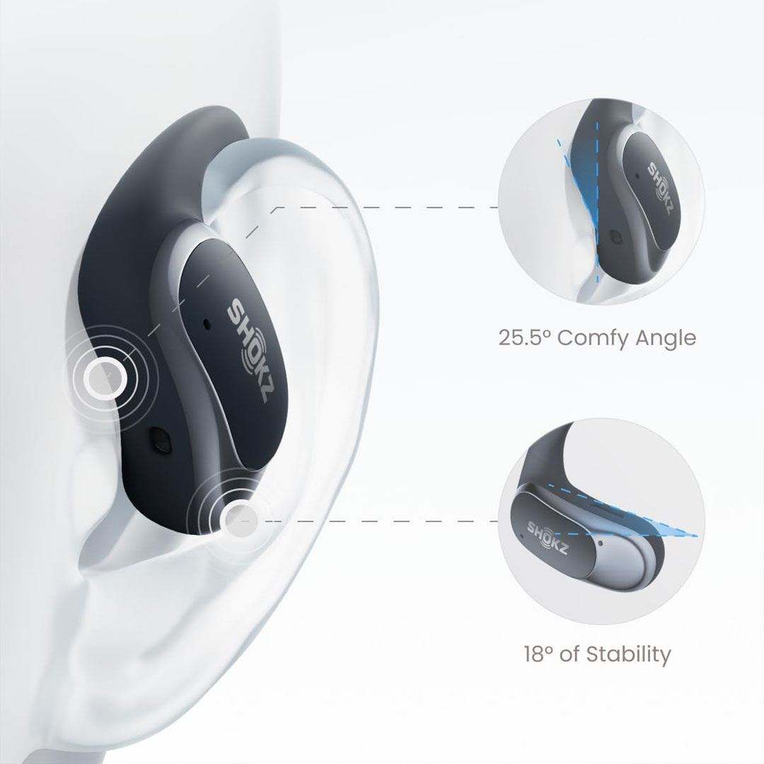 Fone de Condução Óssea Shokz OpenFit Air Preto - Imagem 5